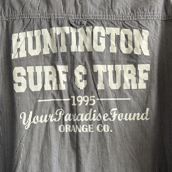 Vintage style button-up work shirt with sewn-in undershirt, XL - Picture 4 of 9